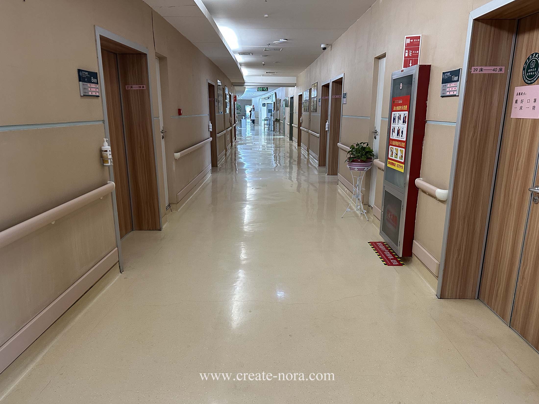 the photo of nora rubber flooring in Shanxi Bethune Hospital 4